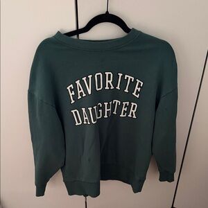 Favorite Daughter Green Sweatshirt